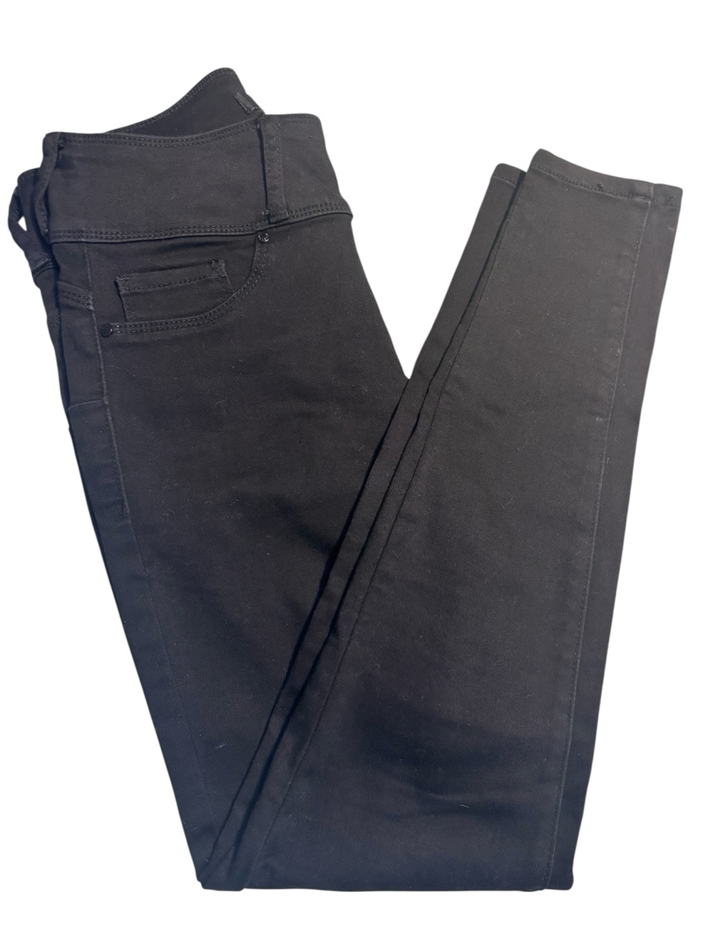 Blue Savvy Jeggings Size 5/27 Jrs Black Stretch Slim Fit Hi-Waist Tummy Control